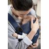 image:imageBabyBjrn Baby Carrier Mini Black Woven  Newborn Carrier 725 lbs Ergonomic EasytoUseNavy blue