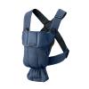 image:imageBabyBjrn Baby Carrier Mini Black Woven  Newborn Carrier 725 lbs Ergonomic EasytoUseNavy blue