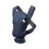 image:imageBabyBjrn Baby Carrier Mini Black Woven  Newborn Carrier 725 lbs Ergonomic EasytoUseNavy blue