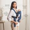 image:imageBabyBjrn Baby Carrier Mini Black Woven  Newborn Carrier 725 lbs Ergonomic EasytoUseNavy blue