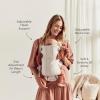 image:imageBabyBjrn Baby Carrier Mini Black Woven  Newborn Carrier 725 lbs Ergonomic EasytoUseOff White