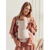 image:imageBabyBjrn Baby Carrier Mini Black Woven  Newborn Carrier 725 lbs Ergonomic EasytoUseOff White