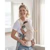 image:imageBabyBjrn Baby Carrier Mini Black Woven  Newborn Carrier 725 lbs Ergonomic EasytoUsePearly pink