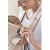 image:imageBabyBjrn Baby Carrier Mini Black Woven  Newborn Carrier 725 lbs Ergonomic EasytoUsePearly pink