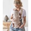 image:imageBabyBjrn Baby Carrier Mini Black Woven  Newborn Carrier 725 lbs Ergonomic EasytoUsePearly pink
