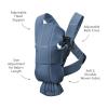 image:imageBabyBjrn Baby Carrier Mini Black Woven  Newborn Carrier 725 lbs Ergonomic EasytoUseVintage indigo