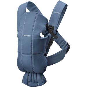 image:imageBabyBjrn Baby Carrier Mini Black Woven  Newborn Carrier 725 lbs Ergonomic EasytoUseVintage indigo