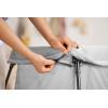 image:imageBabyBjrn Travel Crib Light  Fitted Sheet BlackSilver