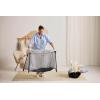 image:imageBabyBjrn Travel Crib Light  Fitted Sheet BlackSilver