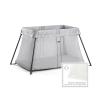 image:imageBabyBjrn Travel Crib Light  Fitted Sheet BlackSilver