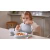 image:imageBabyBjorn Dinnerware Set 8 pcs Powder Blue Includes PlateDishwasher Safe Toddler Feeding Set for selfFeeding or weaningGray