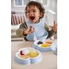 image:imageBabyBjorn Dinnerware Set 8 pcs Powder Blue Includes PlateDishwasher Safe Toddler Feeding Set for selfFeeding or weaningPowder Blue