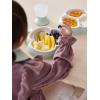 image:imageBabyBjorn Dinnerware Set 8 pcs Powder Blue Includes PlateDishwasher Safe Toddler Feeding Set for selfFeeding or weaningPowder Green