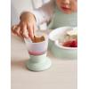 image:imageBabyBjorn Dinnerware Set 8 pcs Powder Blue Includes PlateDishwasher Safe Toddler Feeding Set for selfFeeding or weaningPowder Green