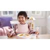 image:imageBabyBjorn Dinnerware Set 8 pcs Powder Blue Includes PlateDishwasher Safe Toddler Feeding Set for selfFeeding or weaningPowder Pink