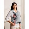 image:imageBabyBjrn Baby Carrier Harmony Anthracite 3D Mesh  3in1 Ergonomic Baby Carrier Newborn Facingin OutwardFacing and Back Carrying Positions Supported 740 lbs Newborn to ToddlerLight gray