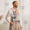 image:imageBabyBjrn Baby Carrier Harmony Anthracite 3D Mesh  3in1 Ergonomic Baby Carrier Newborn Facingin OutwardFacing and Back Carrying Positions Supported 740 lbs Newborn to ToddlerLight Beige