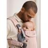 image:imageBabyBjrn Baby Carrier Harmony Anthracite 3D Mesh  3in1 Ergonomic Baby Carrier Newborn Facingin OutwardFacing and Back Carrying Positions Supported 740 lbs Newborn to ToddlerLight pink