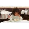 image:imageBabyBjrn Baby Dinner Set 5 pc Gray  Includes Baby Bib Baby Plate Baby Fork Baby Spoon and Baby Cup  Dishwasher Safe  Toddler Feeding Set for selfFeeding or Babyled weaningPowder green
