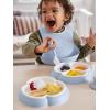 image:imageBabyBjrn Baby Plate Set 2 Pack GrayPowder Blue