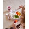 image:imageBabyBjrn Baby Plate Set 2 Pack GrayPowder Pink