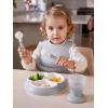 image:imageBabyBjrn Baby Spoon and Fork 4 pcs Powder GreenGray