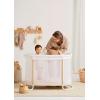 image:imageBabyBjrn Fitted Sheet for Cradle White OrganicBaby Crib wFitted Sheet