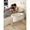 image:imageBabyBjrn Fitted Sheet for Cradle White OrganicCradle