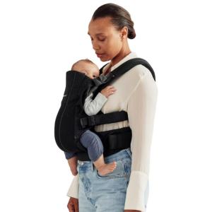 image:imageBabyBjrn Baby Carrier Harmony Anthracite 3D Mesh  3in1 Ergonomic Baby Carrier Newborn Facingin OutwardFacing and Back Carrying Positions Supported 740 lbs Newborn to ToddlerBlack