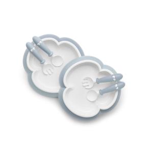image:imageBabyBjrn Baby Plate Spoon and Fork 2 Sets Powder GreenPowder blue