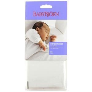 image:imageBabyBjrn Fitted Sheet for Cradle White OrganicFitted Sheet for Cradle