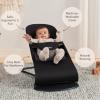 image:imageBabyBjrn Bouncer Balance Soft CottonJersey BeigeGray 2in1 Adjustable Baby Bouncer Seat and Toddler Chair Newborn to Toddler 829 lbs 4 Positions Lightweight amp PortableBlackDark Gray