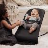 image:imageBabyBjrn Bouncer Balance Soft CottonJersey BeigeGray 2in1 Adjustable Baby Bouncer Seat and Toddler Chair Newborn to Toddler 829 lbs 4 Positions Lightweight amp PortableBlackDark Gray