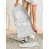 image:imageBabyBjrn Bouncer Balance Soft CottonJersey BeigeGray 2in1 Adjustable Baby Bouncer Seat and Toddler Chair Newborn to Toddler 829 lbs 4 Positions Lightweight amp PortableSilverWhite