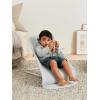 image:imageBabyBjrn Bouncer Balance Soft CottonJersey BeigeGray 2in1 Adjustable Baby Bouncer Seat and Toddler Chair Newborn to Toddler 829 lbs 4 Positions Lightweight amp PortableSilverWhite