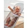 image:imageBabyBjrn Bouncer Balance Soft CottonJersey BeigeGray 2in1 Adjustable Baby Bouncer Seat and Toddler Chair Newborn to Toddler 829 lbs 4 Positions Lightweight amp PortableSilverWhite