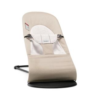 image:imageBabyBjrn Bouncer Balance Soft CottonJersey BeigeGray 2in1 Adjustable Baby Bouncer Seat and Toddler Chair Newborn to Toddler 829 lbs 4 Positions Lightweight amp PortableBeigeGray