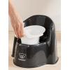image:imageBabyBjrn Potty Chair Powder PinkWhite Potty Training Toilet EasytoClean Removable Inner Potty NonSlipBlackWhite