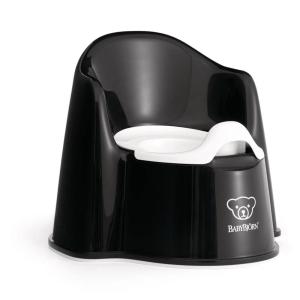 image:imageBabyBjrn Potty Chair Powder PinkWhite Potty Training Toilet EasytoClean Removable Inner Potty NonSlipBlackWhite