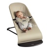 image:imageBabyBjrn Bouncer Balance Soft Cotton BlackDark Gray  2in1 Adjustable Baby Bouncer Seat and Toddler Chair Newborn to Toddler 829 lbs 4 Positions Lightweight amp PortableKhakiBeige