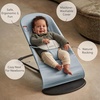 image:imageBabyBjrn Bouncer Balance Soft Cotton BlackDark Gray  2in1 Adjustable Baby Bouncer Seat and Toddler Chair Newborn to Toddler 829 lbs 4 Positions Lightweight amp PortableBlueGray