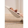image:imageBabyBjrn Bouncer Balance Soft Cotton BlackDark Gray  2in1 Adjustable Baby Bouncer Seat and Toddler Chair Newborn to Toddler 829 lbs 4 Positions Lightweight amp PortableLight Beige