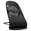 image:imageBabyBjrn Bouncer Balance Soft Cotton BlackDark Gray  2in1 Adjustable Baby Bouncer Seat and Toddler Chair Newborn to Toddler 829 lbs 4 Positions Lightweight amp PortableBlackDark Gray