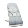 image:imageBabyBjrn Bouncer Balance Soft Cotton BlackDark Gray  2in1 Adjustable Baby Bouncer Seat and Toddler Chair Newborn to Toddler 829 lbs 4 Positions Lightweight amp PortableSilverWhite