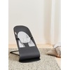 image:imageBabyBjrn Bouncer Balance Soft Cotton BlackDark Gray  2in1 Adjustable Baby Bouncer Seat and Toddler Chair Newborn to Toddler 829 lbs 4 Positions Lightweight amp PortableDark GrayGray