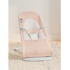 image:imageBabyBjrn Bouncer Balance Soft Cotton BlackDark Gray  2in1 Adjustable Baby Bouncer Seat and Toddler Chair Newborn to Toddler 829 lbs 4 Positions Lightweight amp PortablePearly PinkWhite