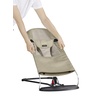image:imageBabyBjrn Bouncer Balance Soft Cotton BlackDark Gray  2in1 Adjustable Baby Bouncer Seat and Toddler Chair Newborn to Toddler 829 lbs 4 Positions Lightweight amp PortableKhakiBeige