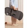 image:imageBabyBjrn Bouncer Balance Soft Cotton BlackDark Gray  2in1 Adjustable Baby Bouncer Seat and Toddler Chair Newborn to Toddler 829 lbs 4 Positions Lightweight amp PortableDark Gray