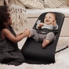 image:imageBabyBjrn Bouncer Balance Soft Cotton BlackDark Gray  2in1 Adjustable Baby Bouncer Seat and Toddler Chair Newborn to Toddler 829 lbs 4 Positions Lightweight amp PortableBlackDark Gray