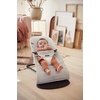 image:imageBabyBjrn Bouncer Balance Soft Cotton BlackDark Gray  2in1 Adjustable Baby Bouncer Seat and Toddler Chair Newborn to Toddler 829 lbs 4 Positions Lightweight amp PortableSilverWhite